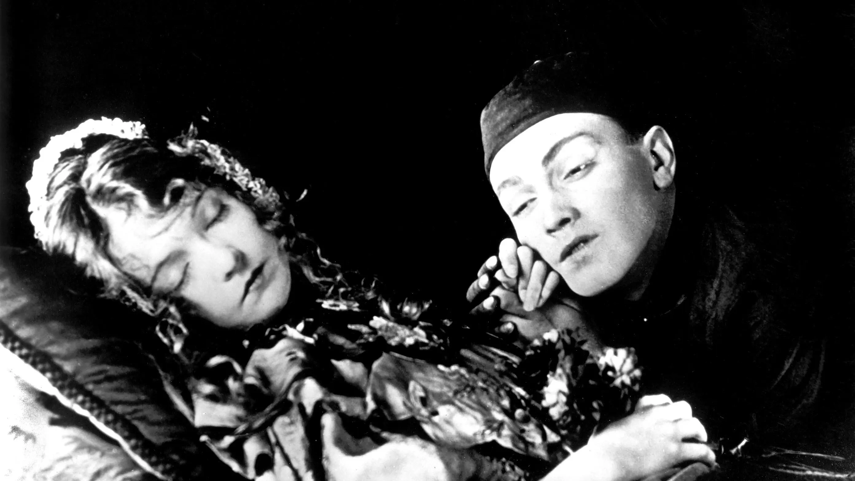 Broken Blossoms or The Yellow Man and the Girl backdrop