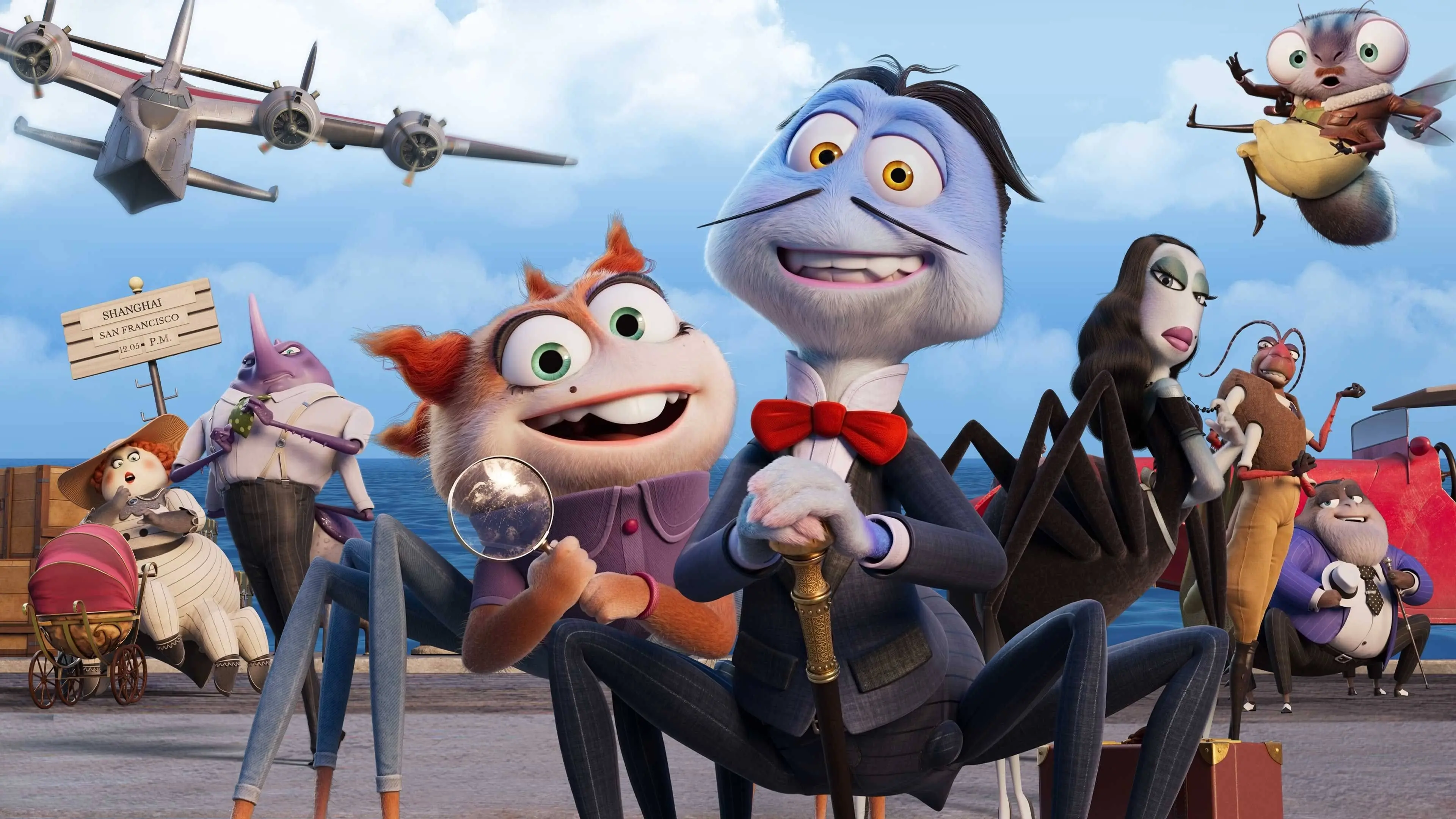 Inspector Sun and the Curse of the Black Widow backdrop