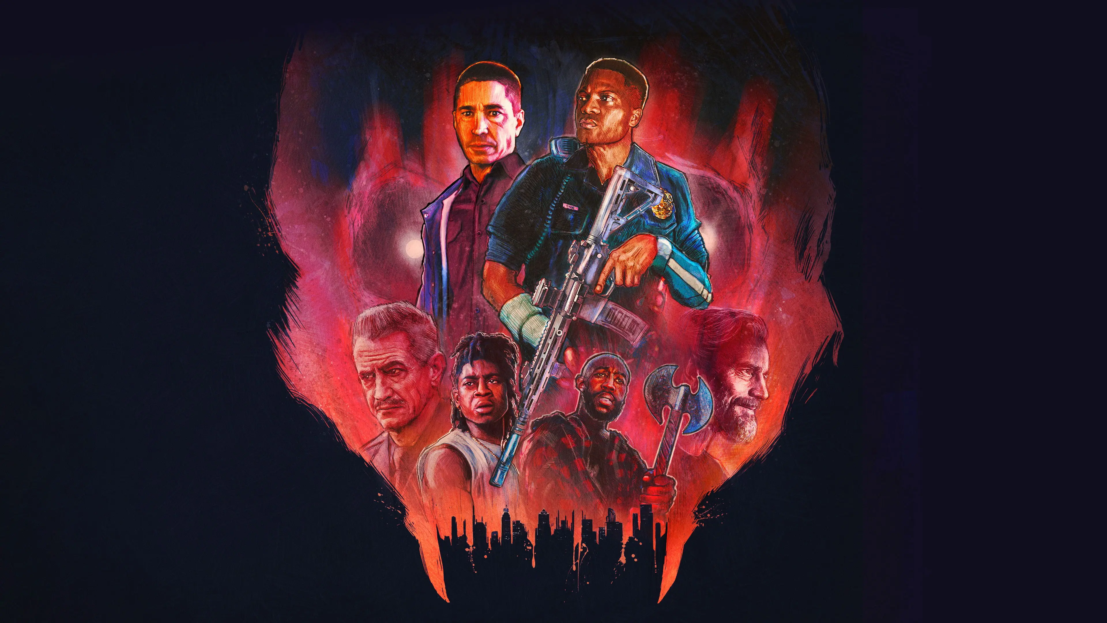 Night Patrol backdrop