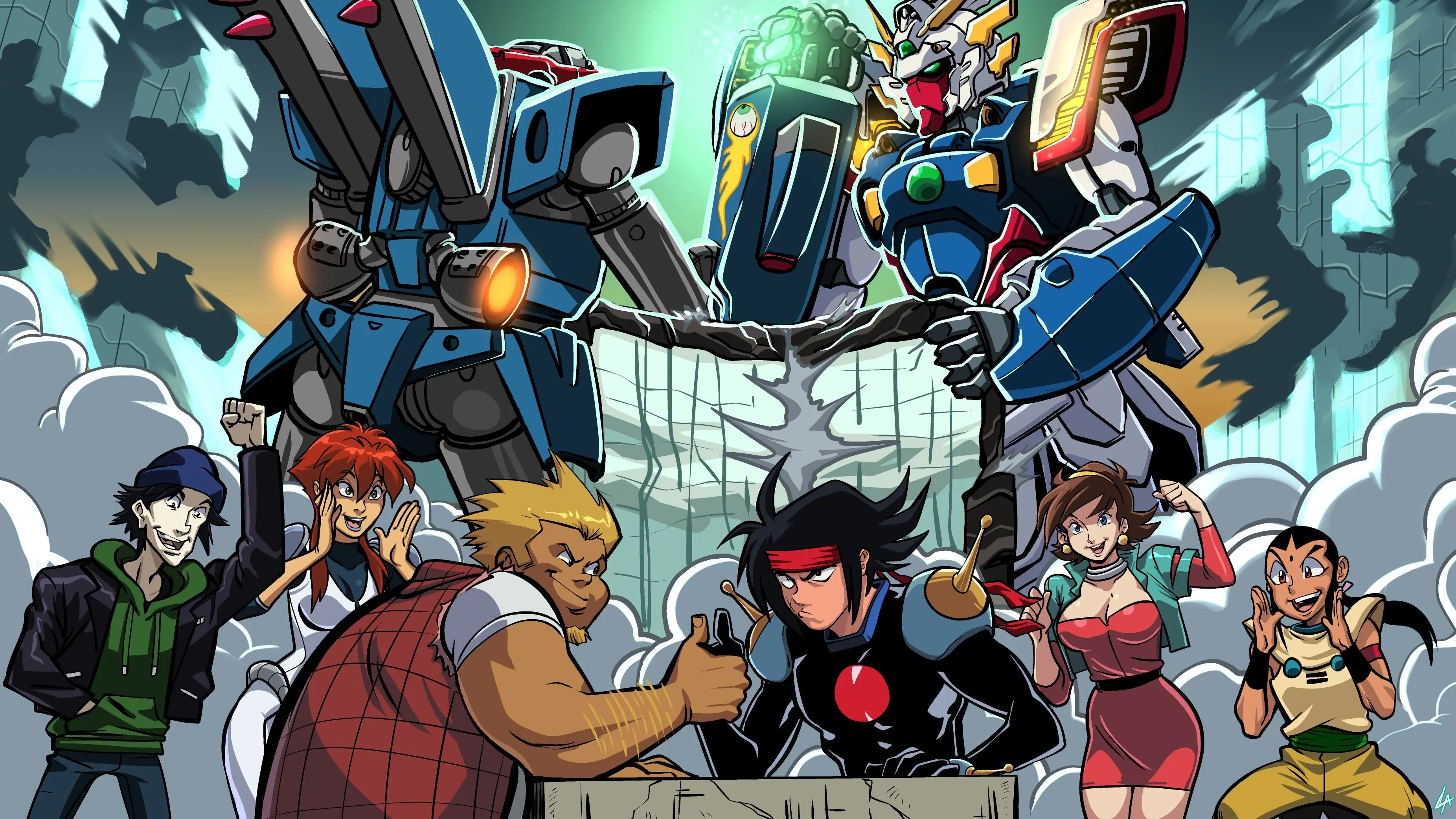Megas XLR backdrop
