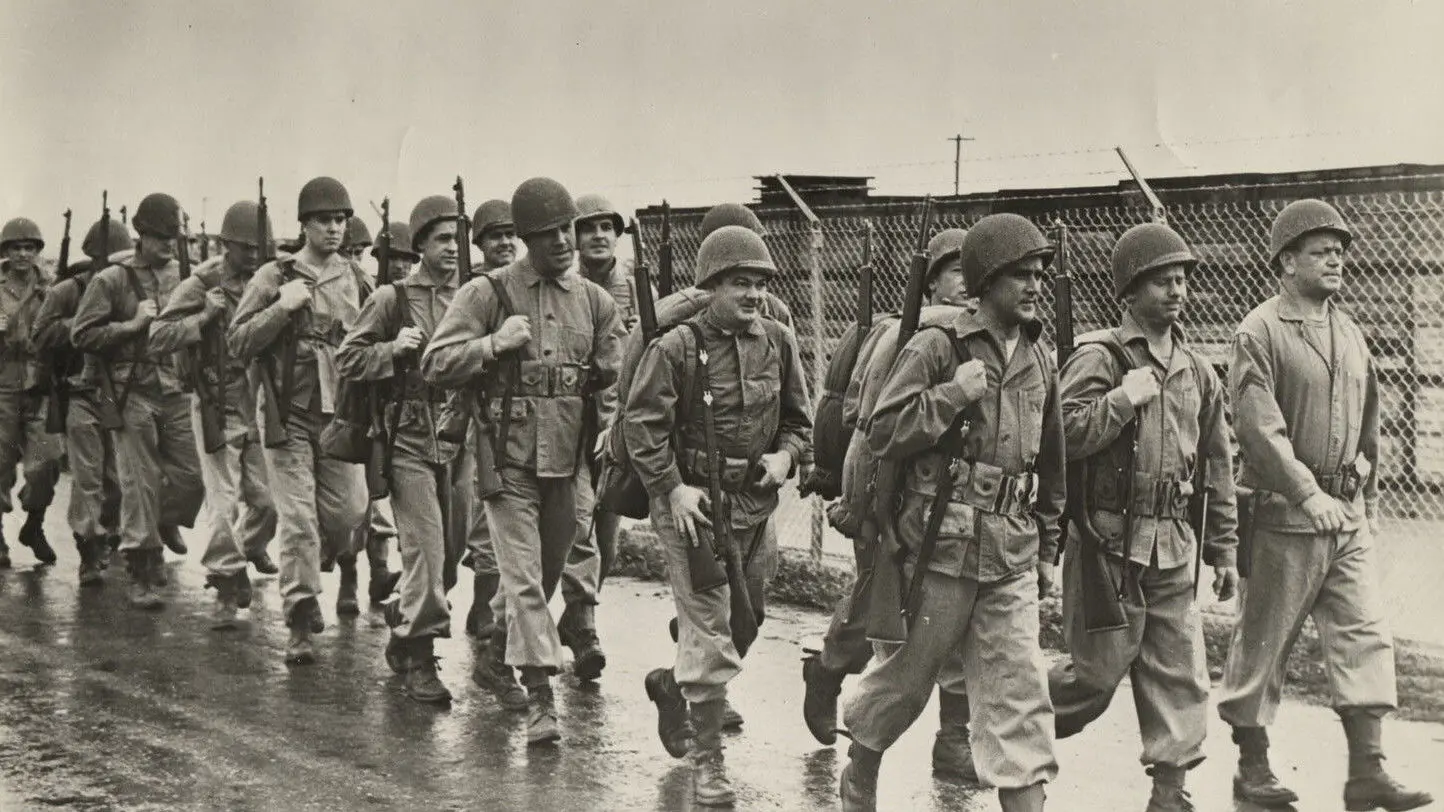 Here Come the Marines backdrop