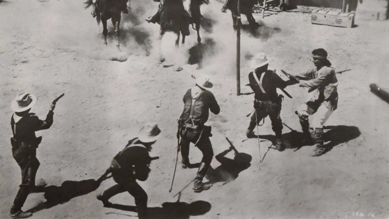 I Killed Geronimo backdrop