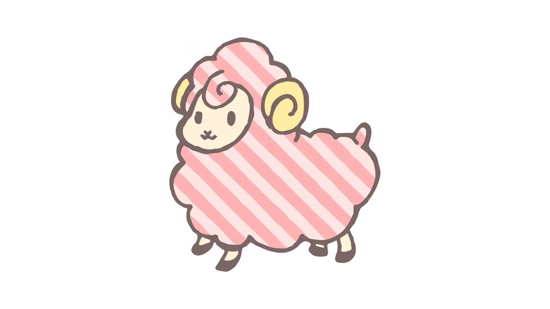 Striped Sheep backdrop